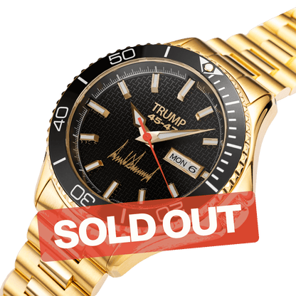 Presidential Fighter Black & Gold - Trump Watches