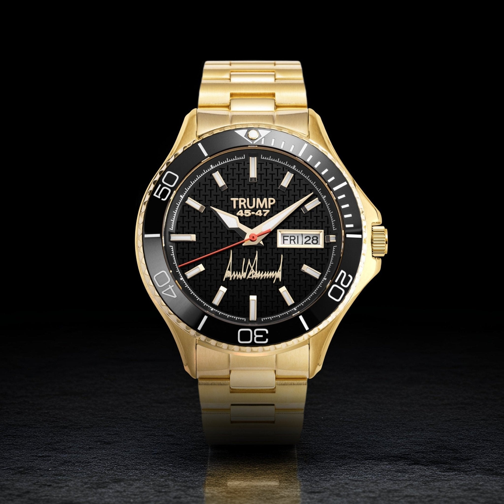 Presidential Fighter Black & Gold | Trump Watches