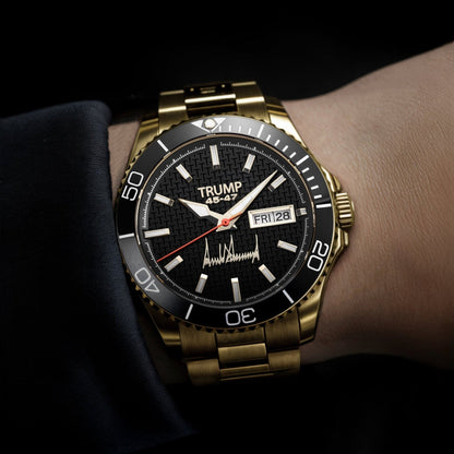 Presidential Fighter Black & Gold - Trump Watches