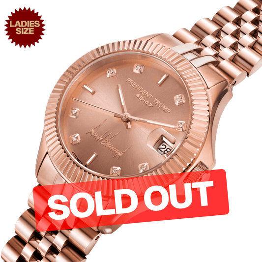 Rose Gold Commander - Trump Watches