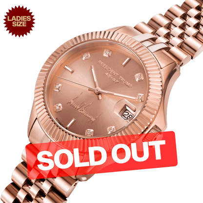 Rose Gold Commander - Trump Watches