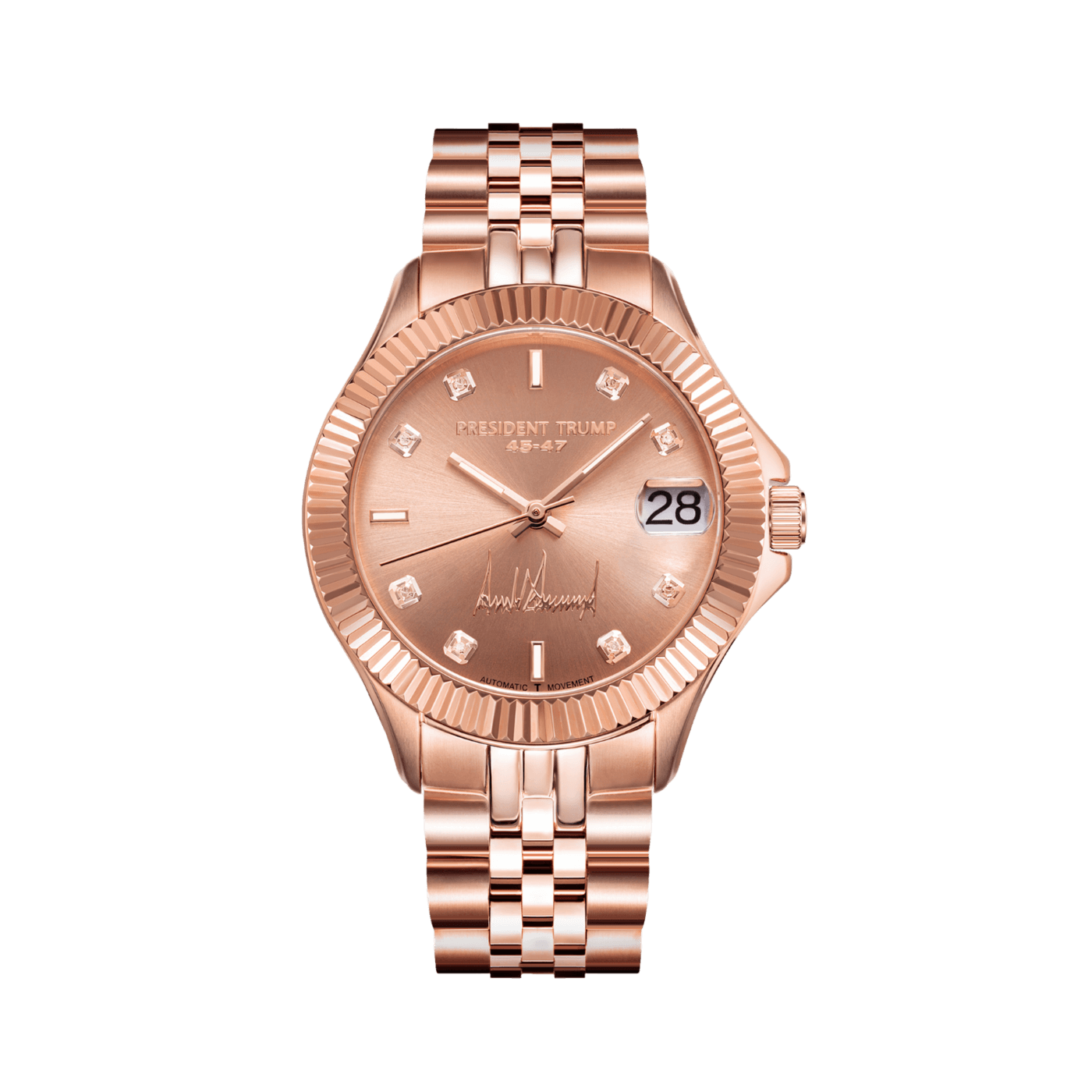 Rose Gold Commander - Trump Watches