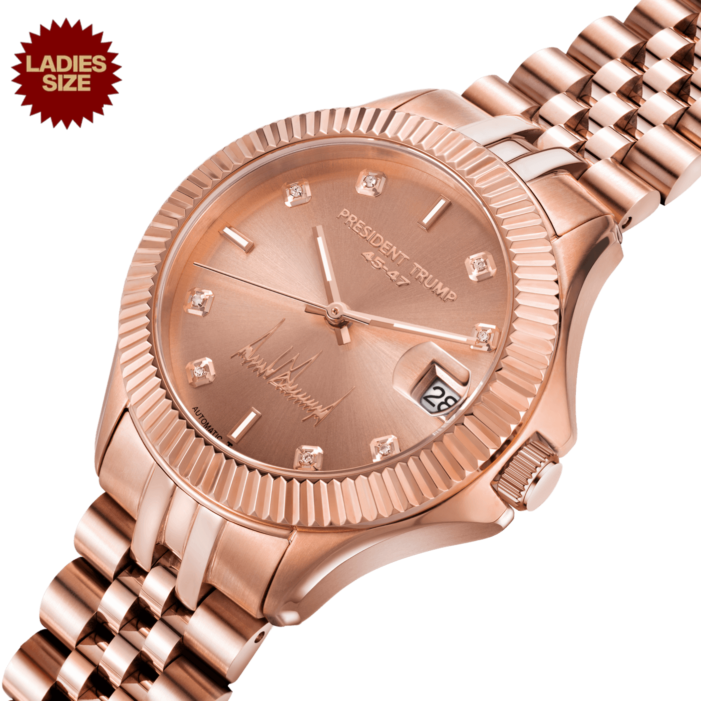 Rose Gold Commander - Trump Watches