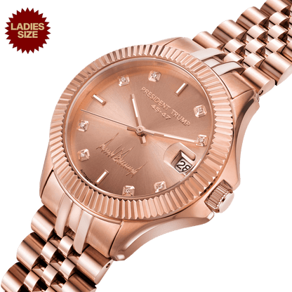 Rose Gold Commander - Trump Watches