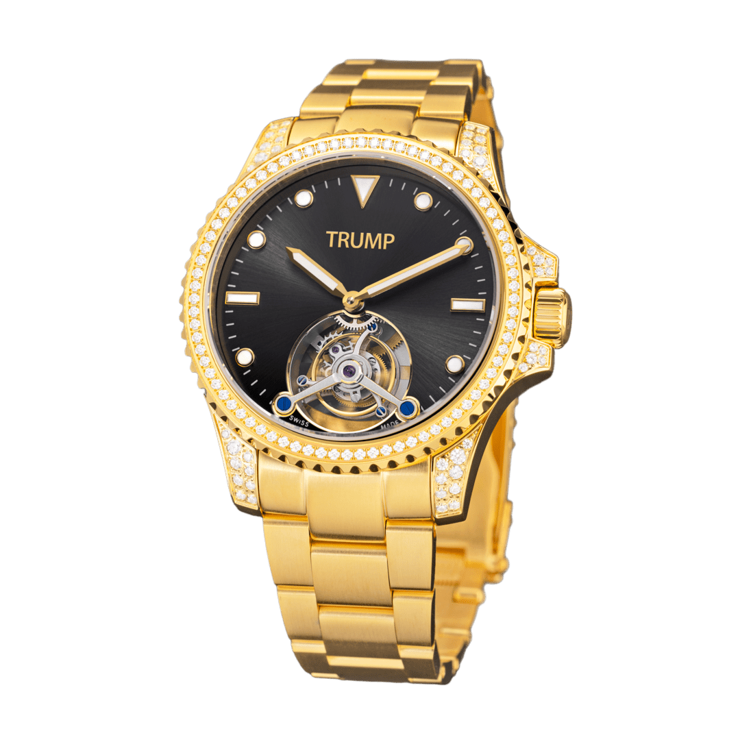 The Black & Gold Tourbillon - Trump Watches