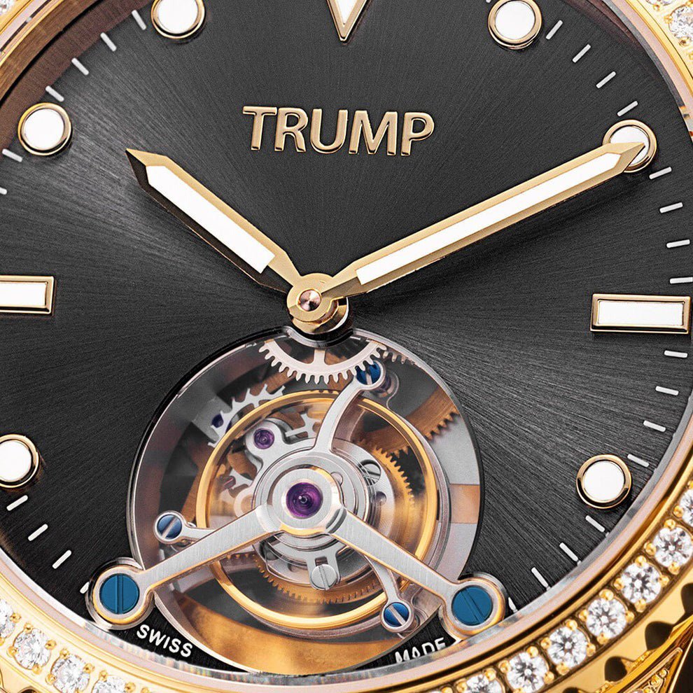 The Black & Gold Tourbillon - Trump Watches