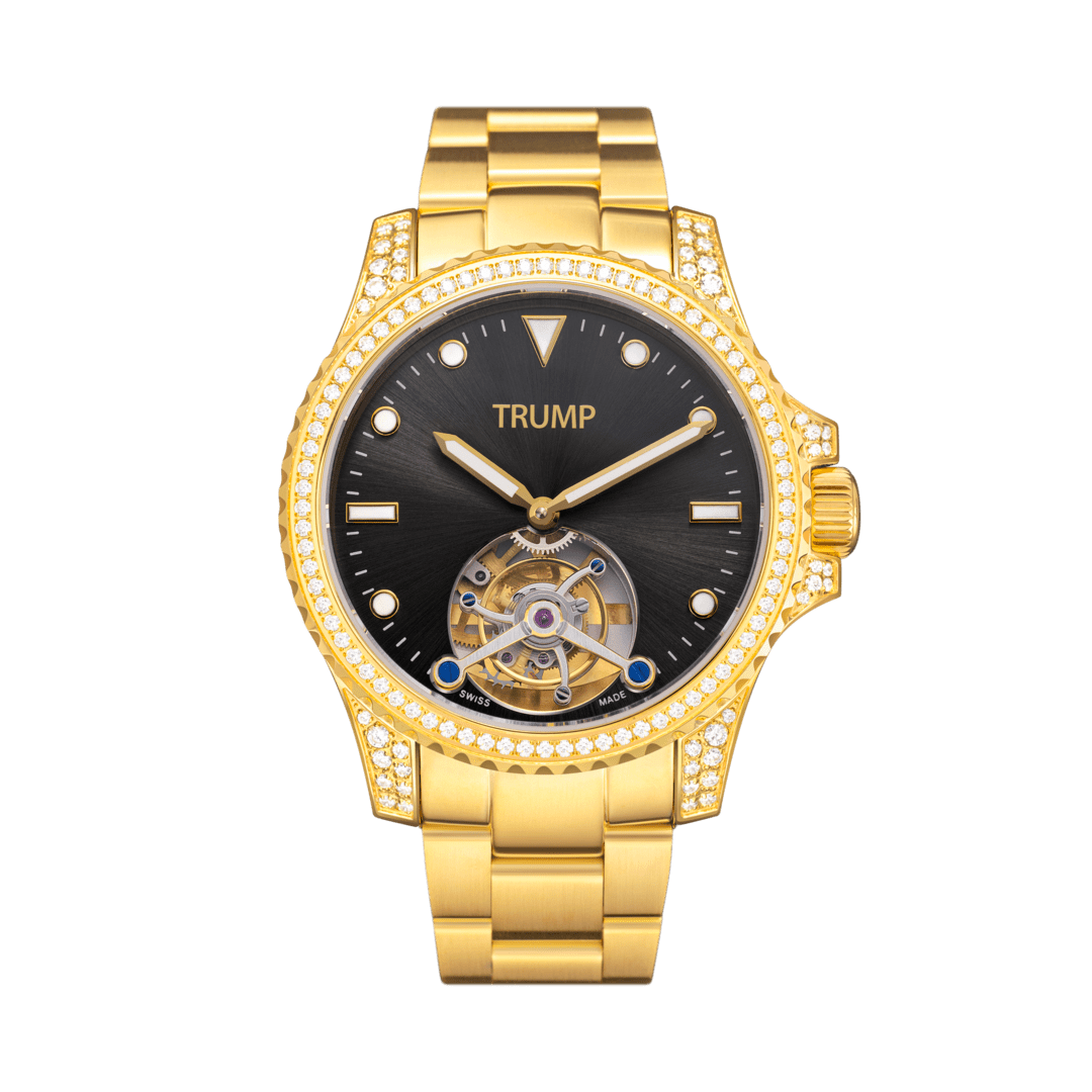 The Black & Gold Tourbillon - Trump Watches