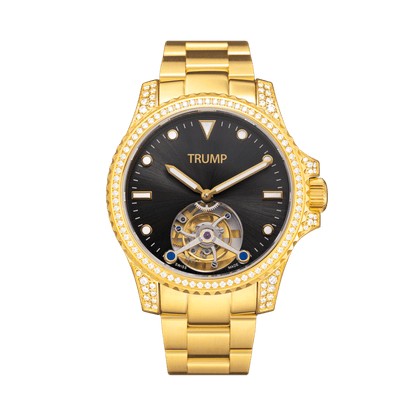 The Black & Gold Tourbillon - Trump Watches