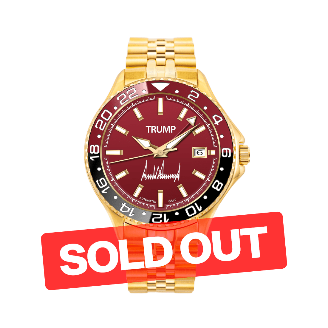 The Red Wave - Red Jasper Limited Edition - Trump Watches