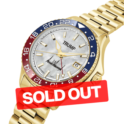 The Red, White & Blue - Deep White - Trump Watches