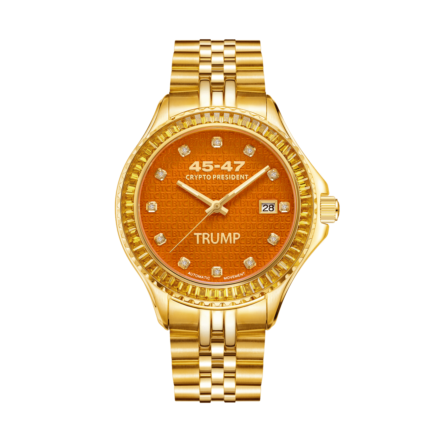 Trump Crypto President Jewel 47 - Trump Watches