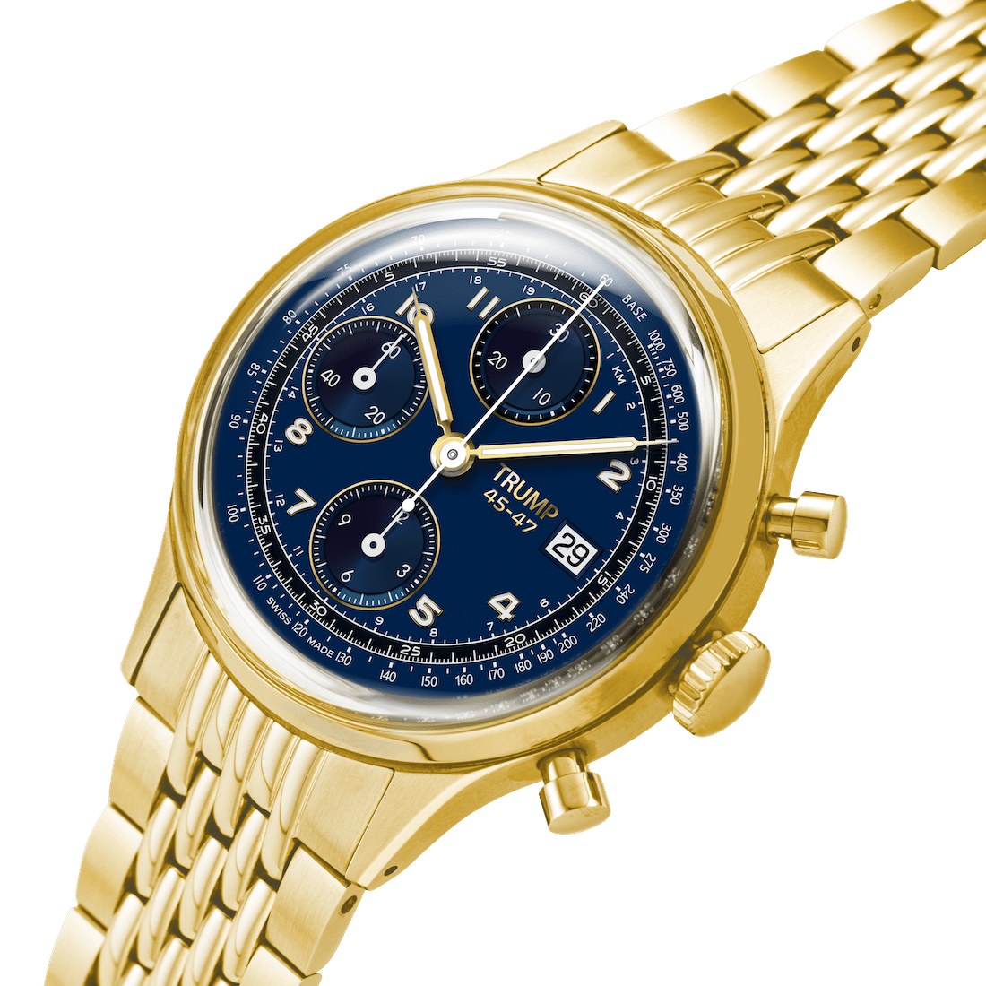 Trump Racer Chrono - Presidential Blue - Trump Watches