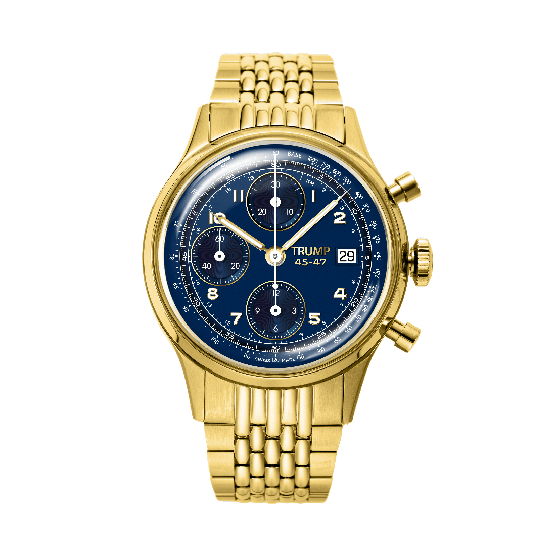Trump Racer Chrono - Presidential Blue - Trump Watches