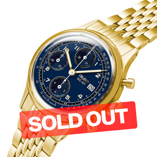 Trump Racer Chrono - Presidential Blue - Trump Watches