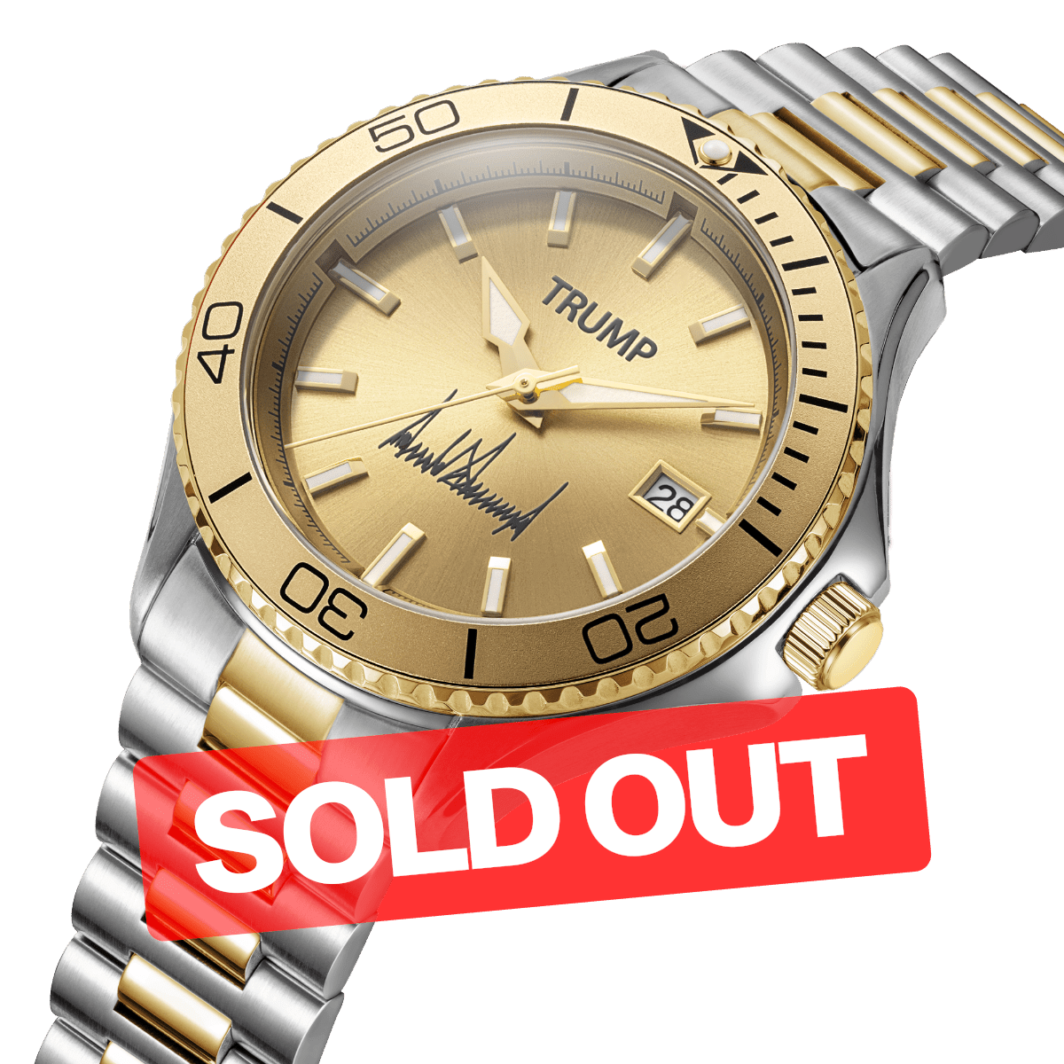 Trump Sunray Gold Winner - Trump Watches