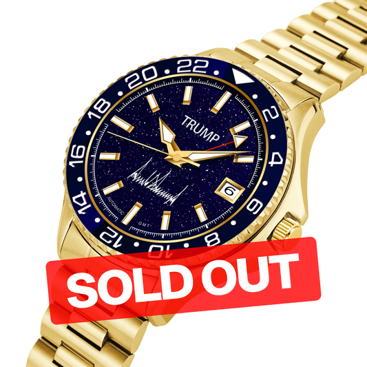 Trump's Boss Blue - Aventurine Limited Edition - Trump Watches