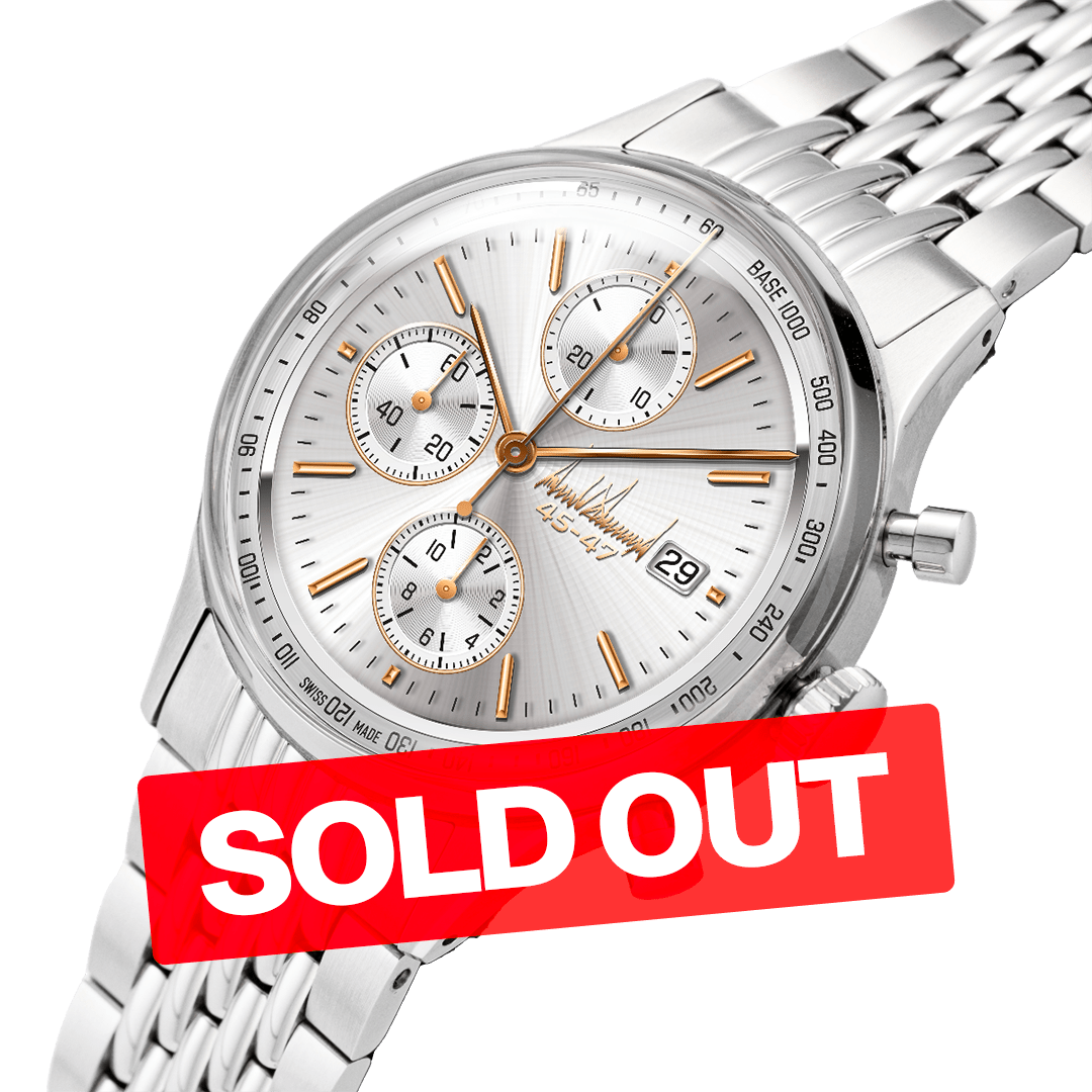 Trump's Racer Chrono - Silver - Trump Watches