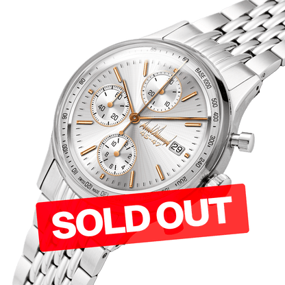 Trump's Racer Chrono - Silver - Trump Watches