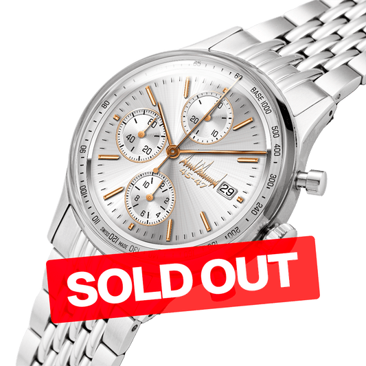 Trump's Racer Chrono - Silver - Trump Watches