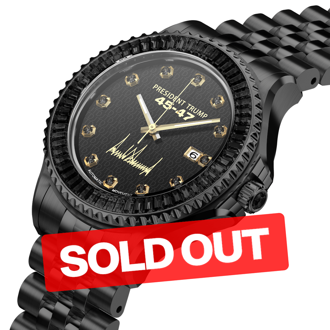 Victory Black Luxe Jewel - Trump Watches