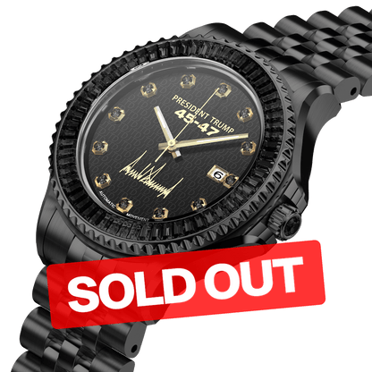 Victory Black Luxe Jewel - Trump Watches