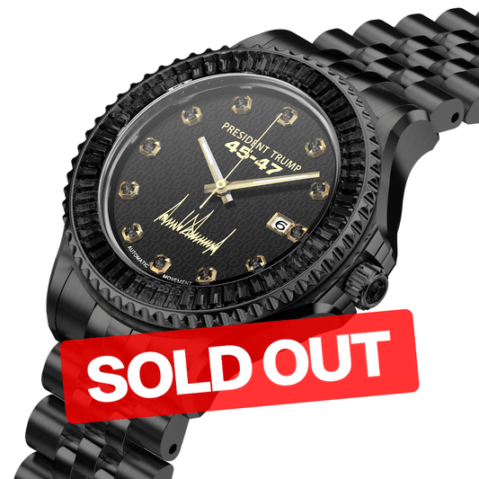 Victory Black Luxe Jewel - Trump Watches