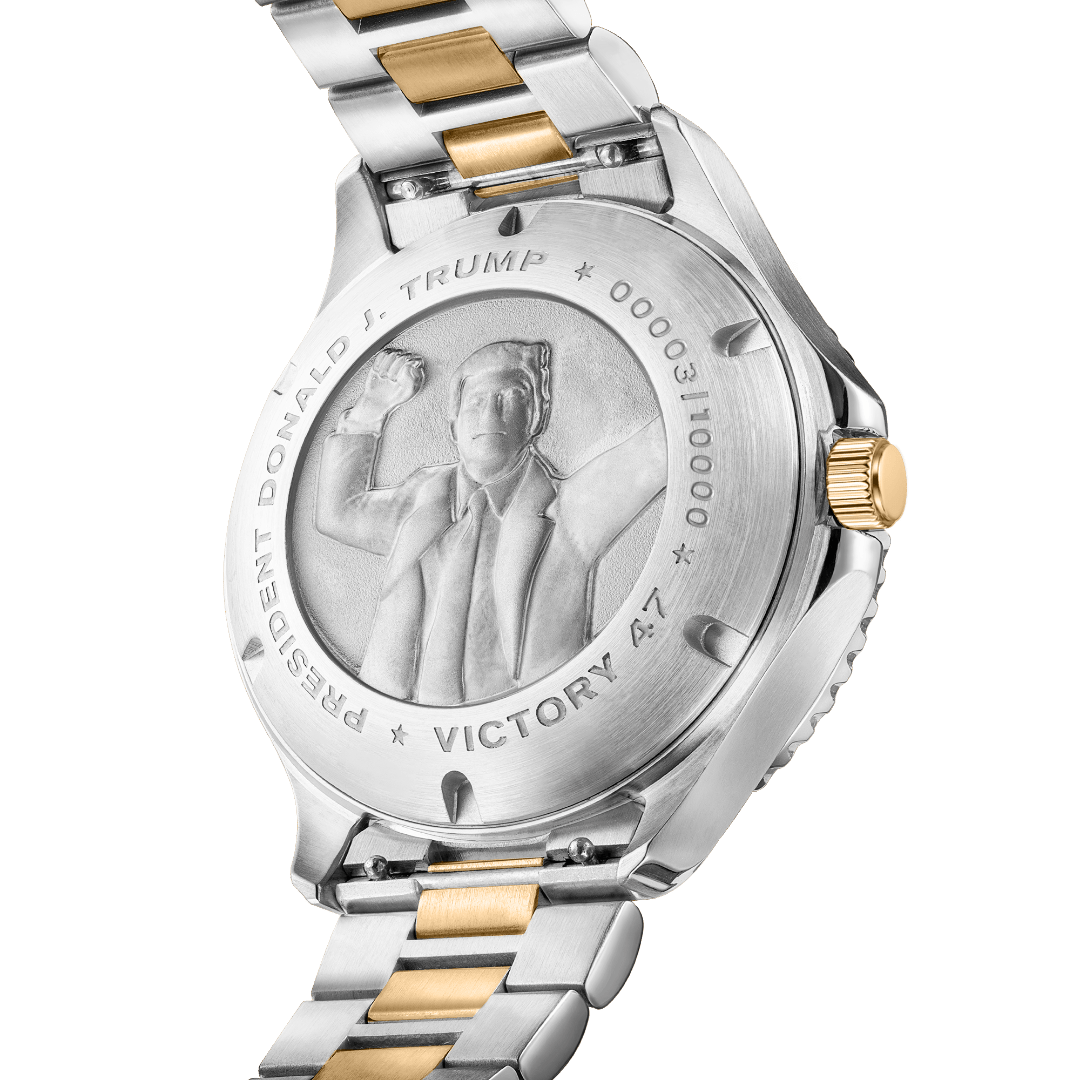 Victory My President Gold Tone & Silver - Trump Watches
