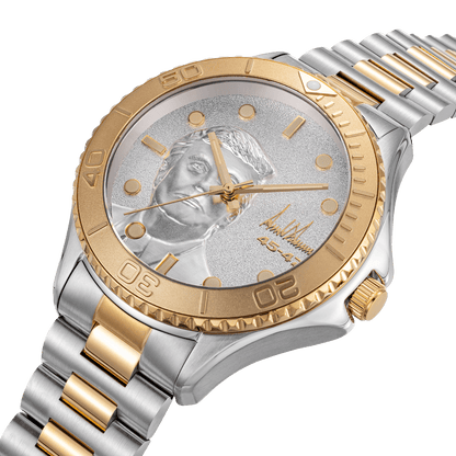 Victory My President Gold Tone & Silver - Trump Watches