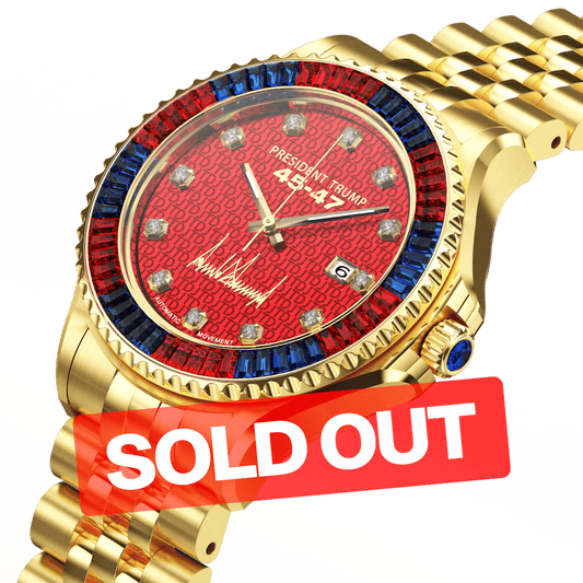 Victory Red Wave Jewel - Trump Watches