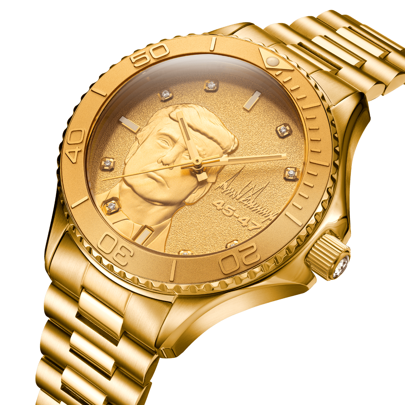 Victory Winner 18K Gold Plated - Trump Watches